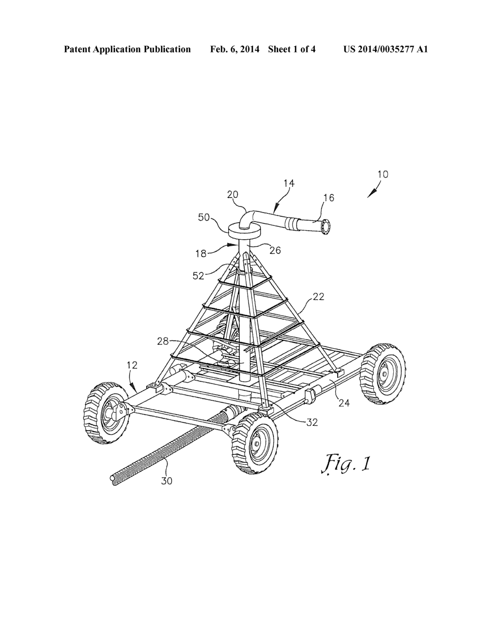 BEARING APPARATUS AND METHOD FOR AN IRRIGATION PIVOT STRUCTURE - diagram, schematic, and image 02