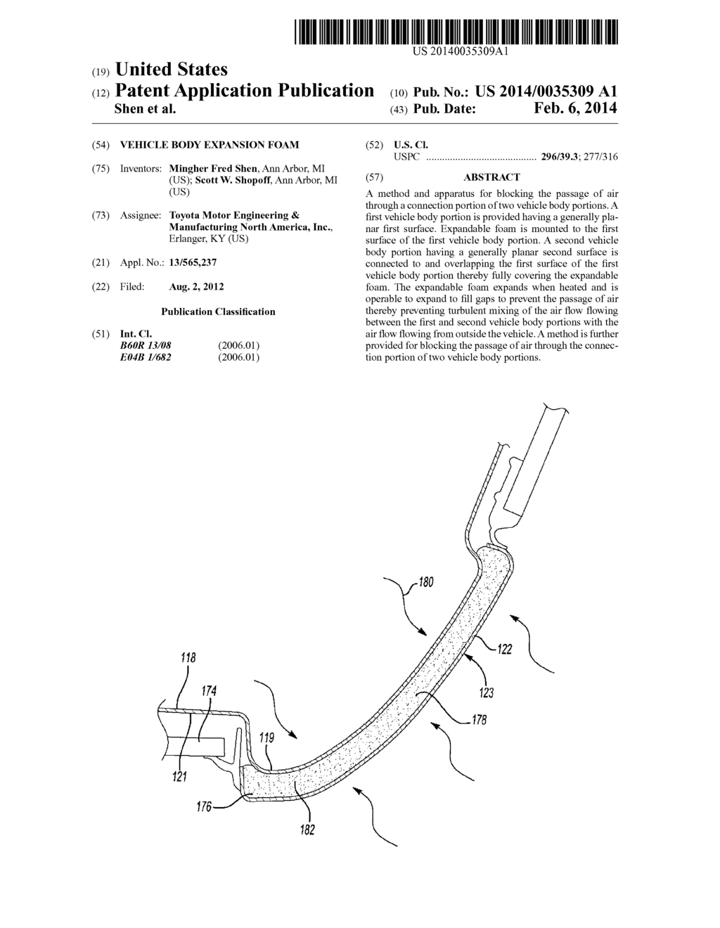 VEHICLE BODY EXPANSION FOAM - diagram, schematic, and image 01