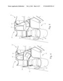 PASSENGER SUITE SEATING ARRANGEMENT WITH MOVEABLE VIDEO MONITOR diagram and image