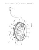 ELECTRICAL POWER SUPPLYING DEVICE HAVING A CENTRAL POWER-RECEPTACLE     ASSEMBLY SUPPLYING ELECTRICAL POWER TO POWER PLUGS, ADAPTORS AND MODULES     WHILE CONCEALED FROM VIEW AND MANAGING EXCESS POWER CORD DURING POWER     SUPPLYING OPERATIONS diagram and image