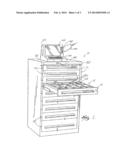 APPARATUS FOR SECURING DRAWER CONTENTS diagram and image