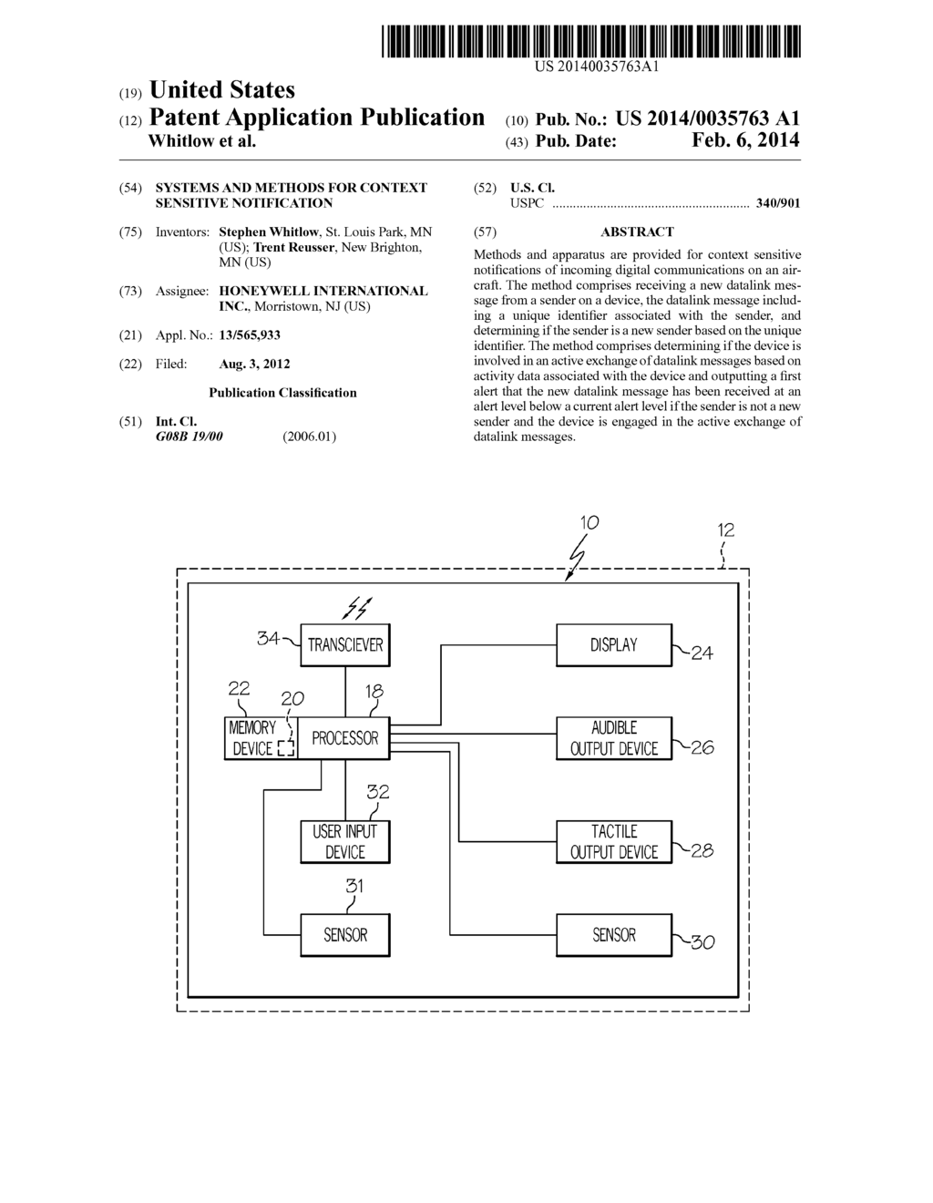 SYSTEMS AND METHODS FOR CONTEXT SENSITIVE NOTIFICATION - diagram, schematic, and image 01