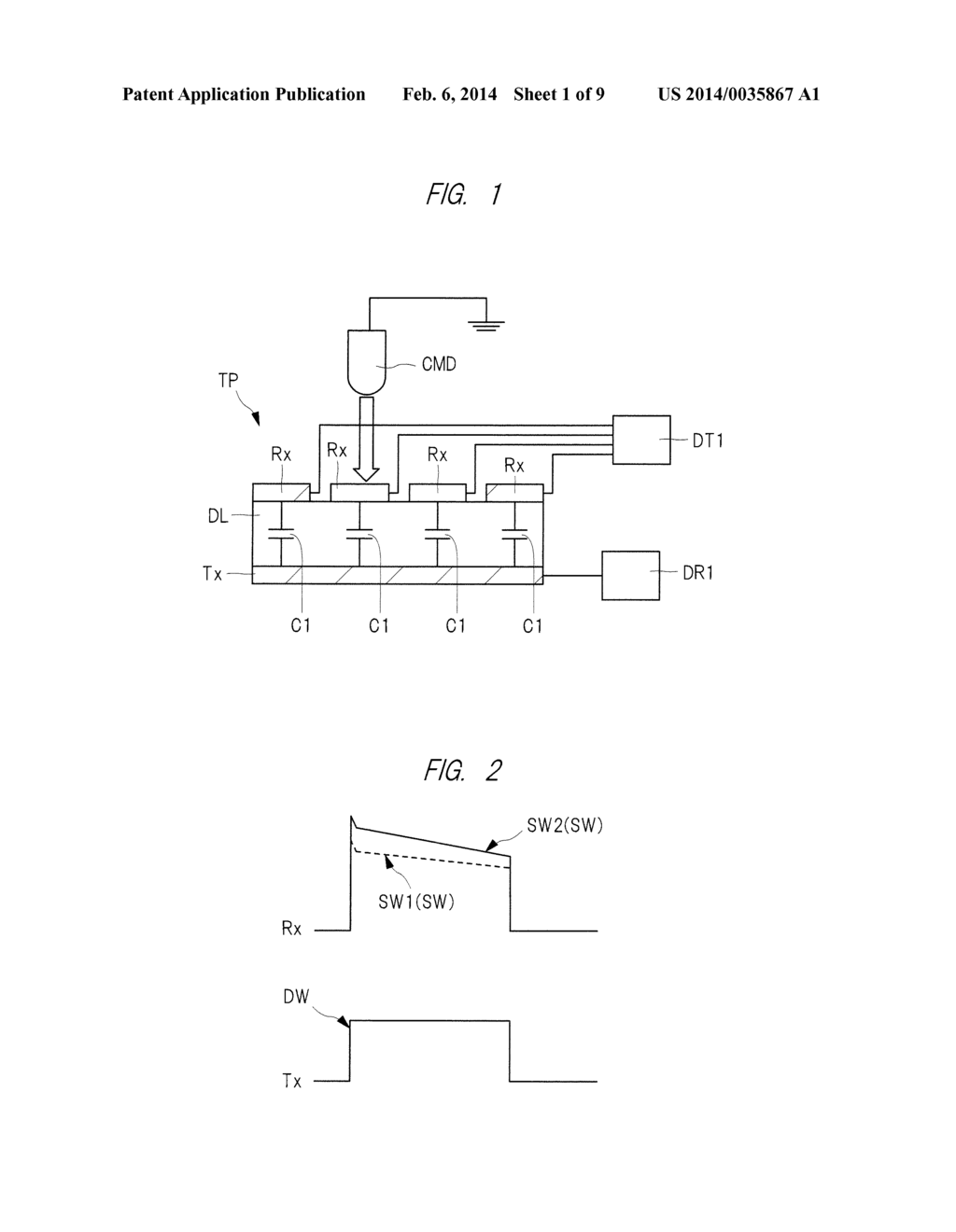 INPUT DEVICE AND DISPLAY DEVICE WITH INPUT DEVICE - diagram, schematic, and image 02