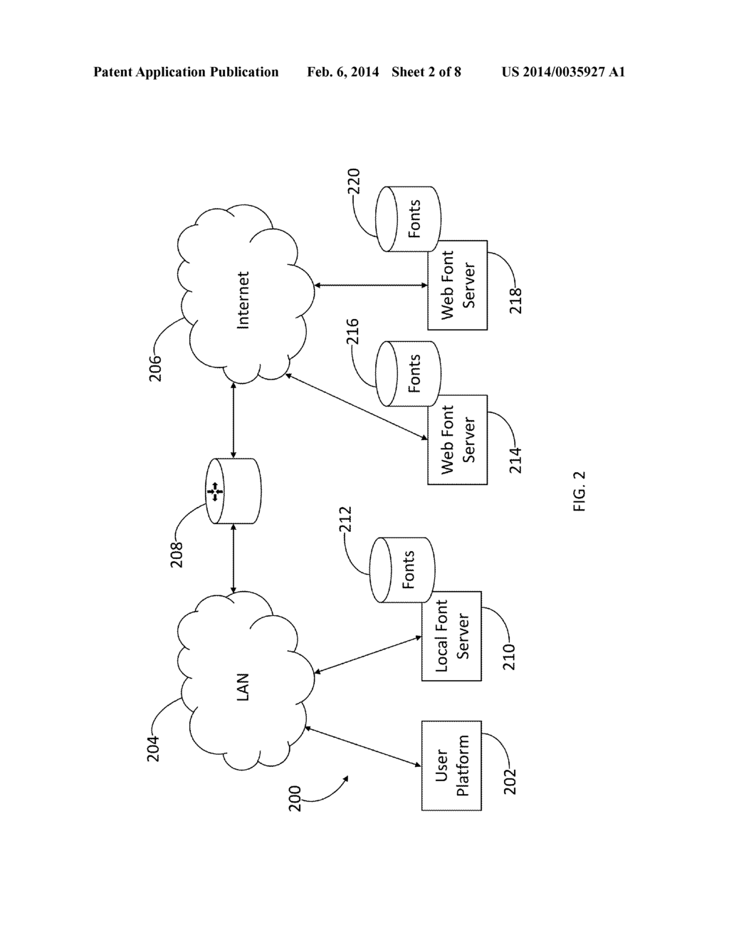 Methods, Computer Readable Media, and Apparatuses for Enabling Non-System     Fonts - diagram, schematic, and image 03