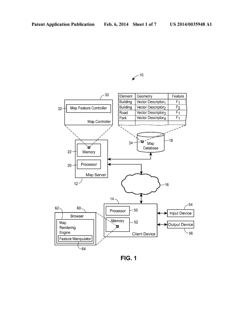 MANAGING MAP ELEMENTS USING AGGREGATE FEATURE IDENTIFIERS - diagram, schematic, and image 02