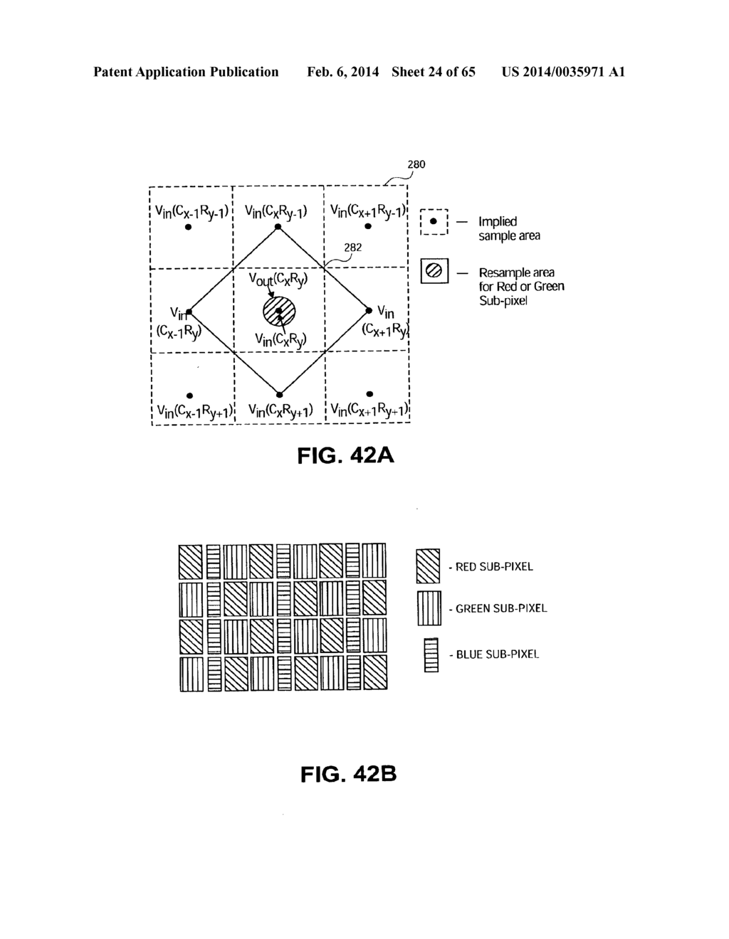 Methods and Systems for Sub-Pixel Rendering with Adaptive Filtering - diagram, schematic, and image 25