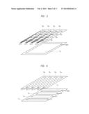 DISPLAY DEVICE WITH INPUT DEVICE, METHOD OF MANUFACTURING THE SAME, AND     ELECTRONIC APPARATUS diagram and image