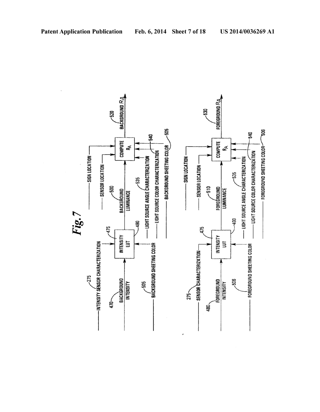 System and Assessment of Reflective Objects Along a Roadway - diagram, schematic, and image 08