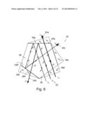 REGULAR PENTAGON-ARRANGED OPTICAL BEAM SPLITTING AND COMBINING ASSEMBLY diagram and image