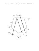 REGULAR PENTAGON-ARRANGED OPTICAL BEAM SPLITTING AND COMBINING ASSEMBLY diagram and image