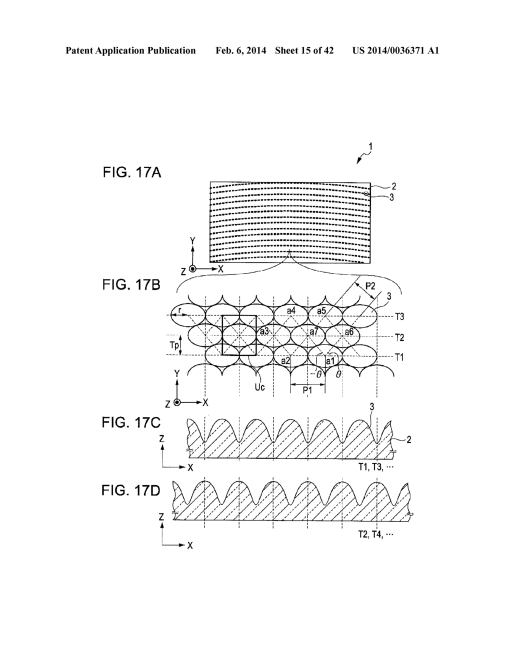 OPTICAL DEVICE, MANUFACTURING METHOD THEREOF, AND METHOD OF MANUFACTURING     MASTER - diagram, schematic, and image 16