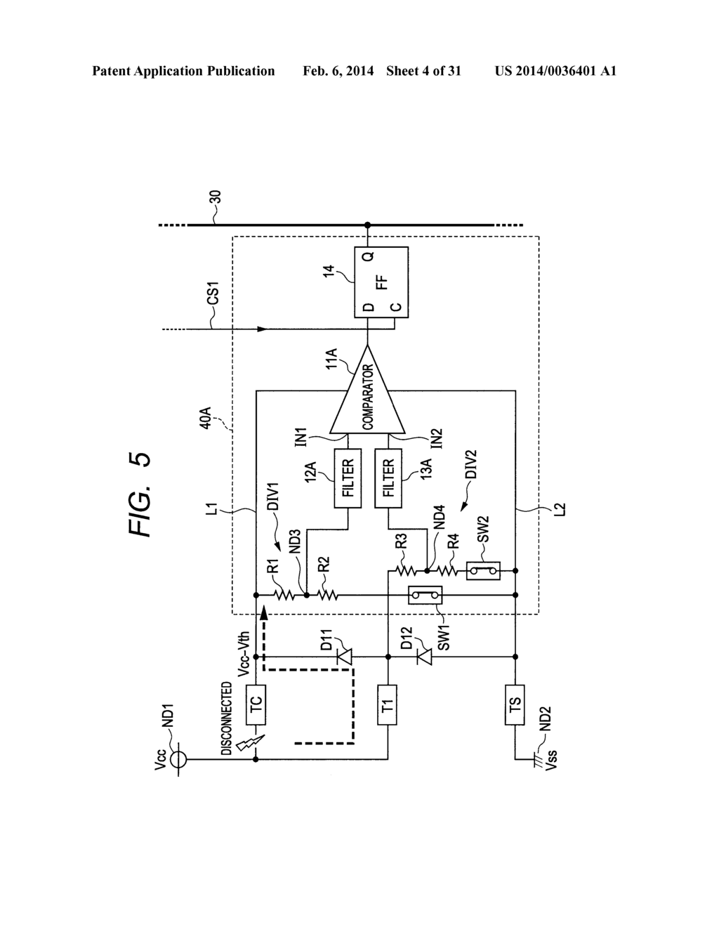 SEMICONDUCTOR DEVICE, ELECTRONIC DEVICE, AND METHOD OF TESTING THE     SEMICONDUCTOR DEVICE - diagram, schematic, and image 05