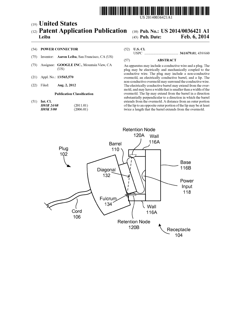 POWER CONNECTOR - diagram, schematic, and image 01