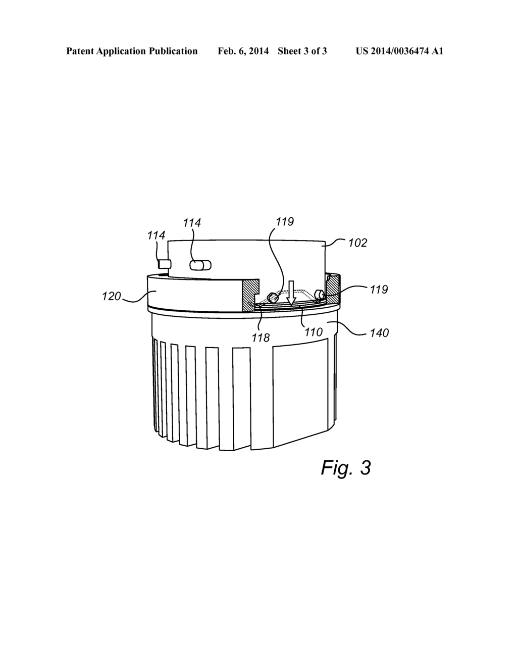 Lighting assembly and socket - diagram, schematic, and image 04