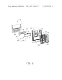 ELECTRONIC DEVICE ENCLOSURE WITH MEDIA-SYNCHRONIZED LIGHTING diagram and image