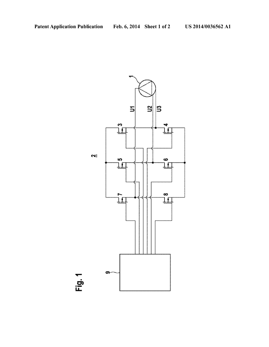 METHOD FOR ACTUATING THE SWITCHING TRANSISTORS OF A RECTIFIER - diagram, schematic, and image 02