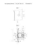 MOUNTING STRUCTURE FOR SONAR SENSOR diagram and image