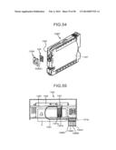 APPARATUS AND METHOD FOR  PREVENTING AN INFORMATION STORAGE DEVICE FROM     FALLING FROM A REMOVABLE DEVICE diagram and image