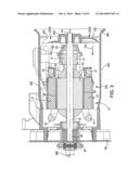 Air ducting shroud for cooling an air compressor pump and motor diagram and image