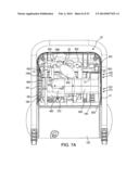 Air ducting shroud for cooling an air compressor pump and motor diagram and image