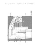 Air ducting shroud for cooling an air compressor pump and motor diagram and image