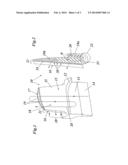 COOLED BLADE FOR A GAS TURBINE diagram and image