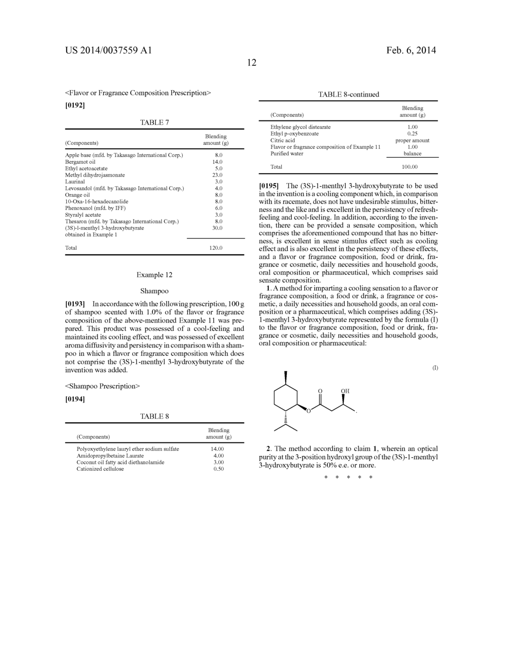 PROCESS FOR PRODUCING (3S)-1-MENTHYL 3-HYDROXYBUTYRATE AND SENSATE     COMPOSITION - diagram, schematic, and image 13