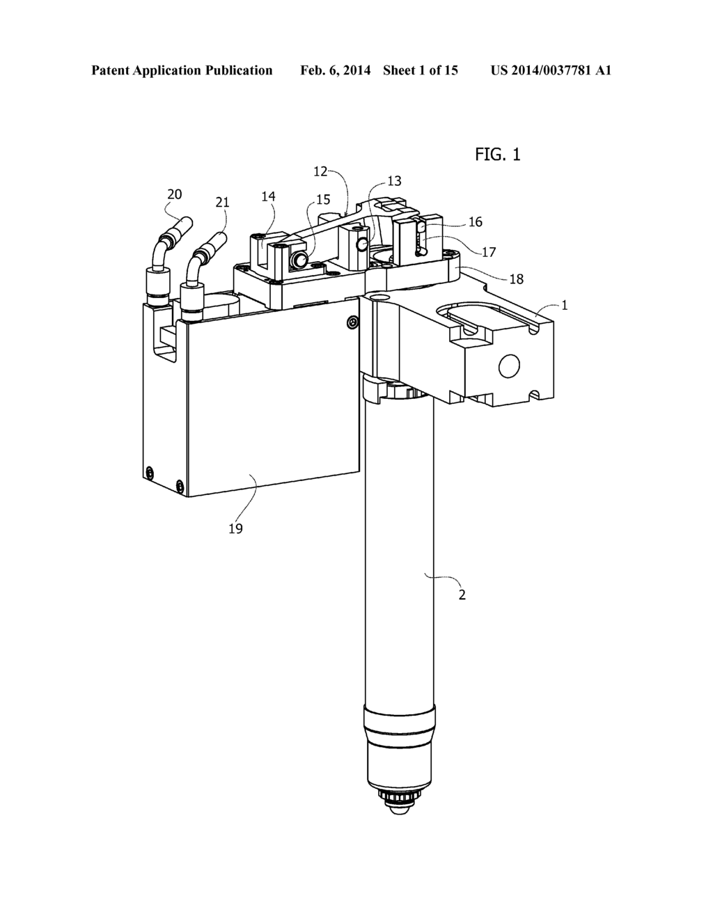 APPARATUS FOR INJECTION-MOULDING OF PLASTIC MATERIALS - diagram, schematic, and image 02