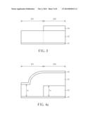 Process of planarizing a wafer with a large step height and/or surface     area features diagram and image