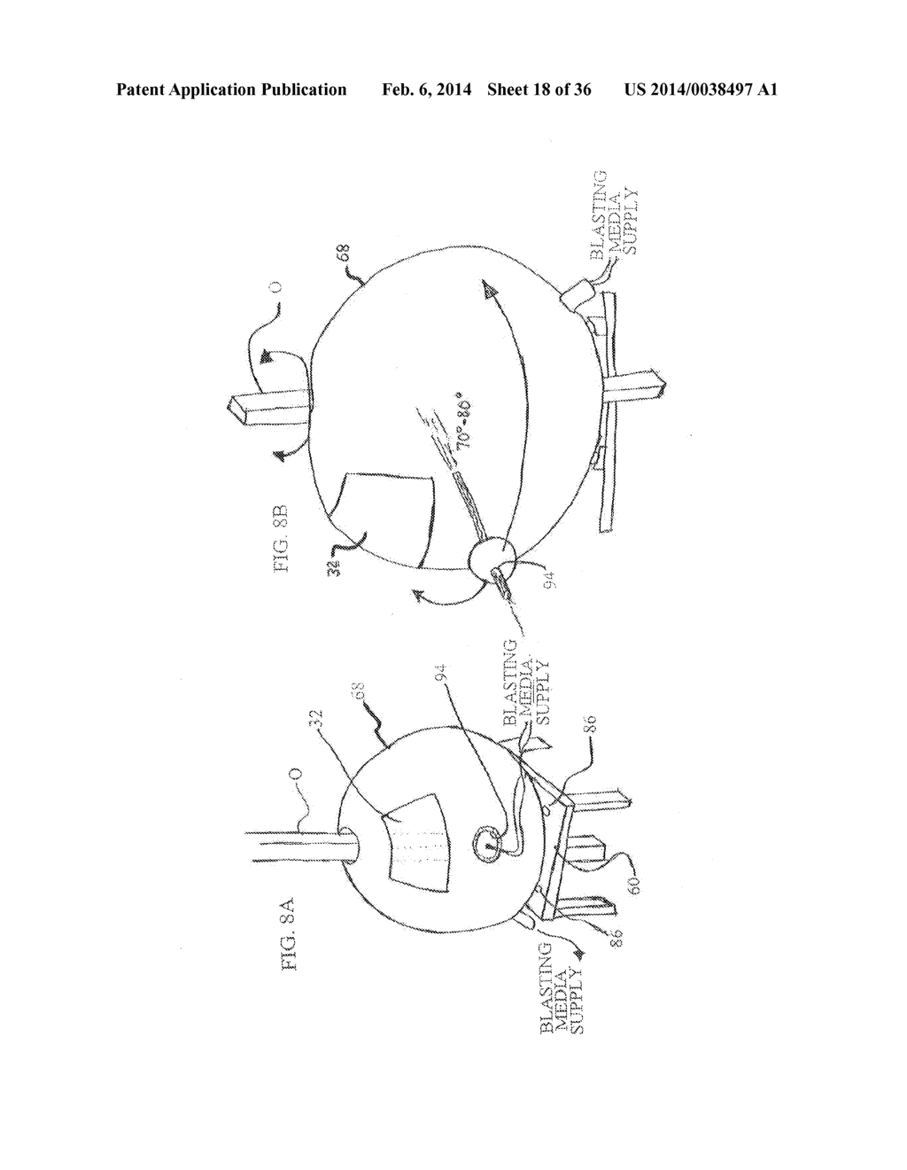 SURFACE TREATMENT SYSTEM AND METHOD FOR ACHEIVING A SUBSTANTIALLY UNIFORM     SURFACE PROFILE FOR A TREATED SURFACE - diagram, schematic, and image 19