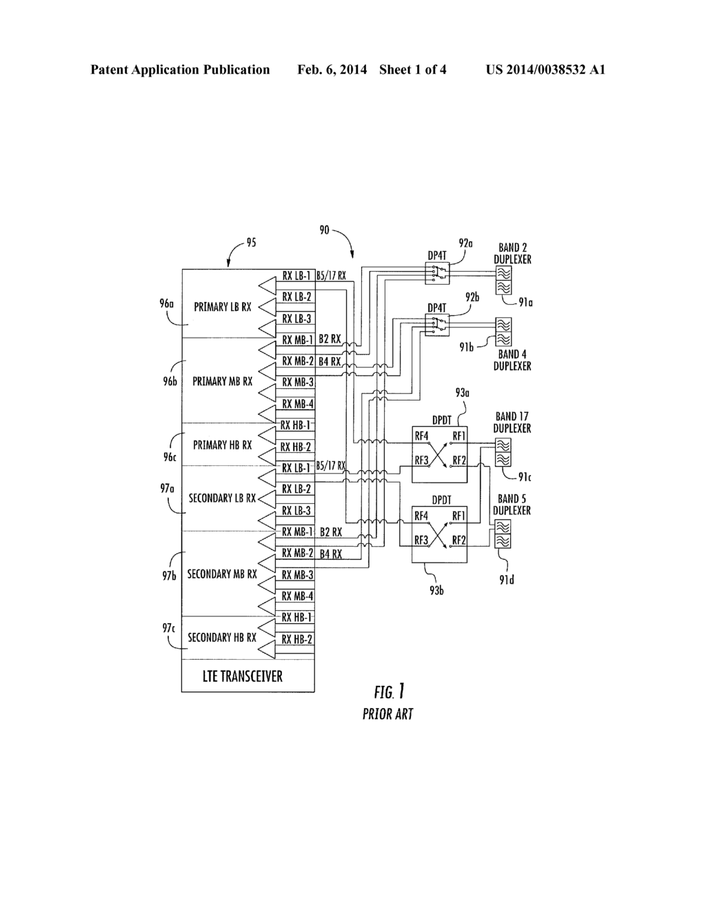 MOBILE WIRELESS COMMUNICATIONS DEVICE WITH LNA FRONT END CIRCUIT AND     RELATED METHODS - diagram, schematic, and image 02