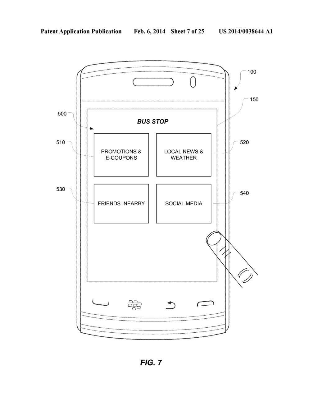 Managing of Application Access To Centrally Stored Place-Related Data On A     Mobile Device - diagram, schematic, and image 08