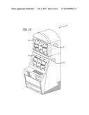 GAMING MACHINE HAVING A DISPLAY AND SPEAKER SYSTEM WITH LIGHT PIPING     MATERIAL diagram and image