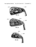 GOLF CLUB WITH CELLULAR MASS DISTRIBUTION diagram and image