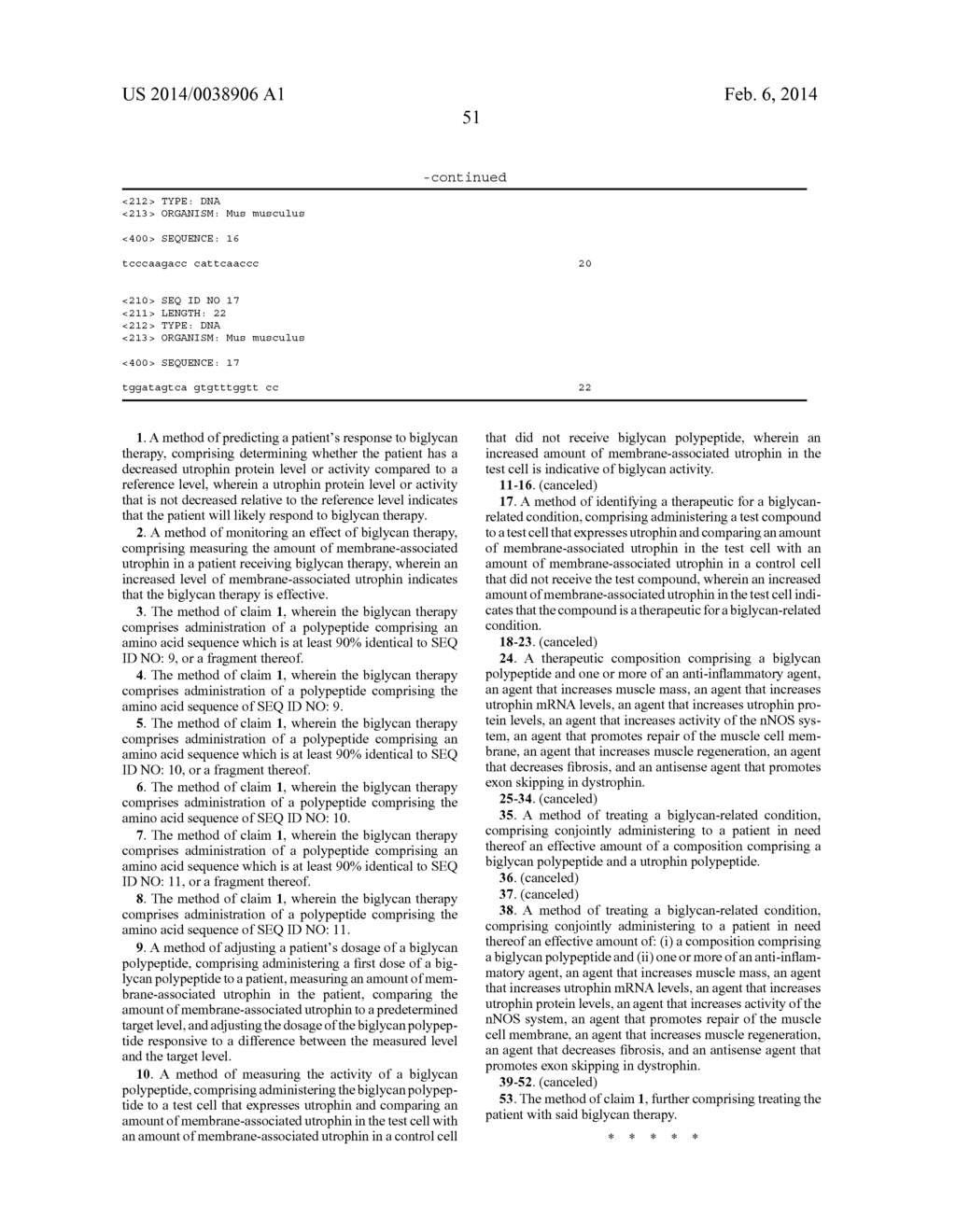 THERAPEUTIC AND DIAGNOSTIC METHODS INVOLVING BIGLYCAN AND UTROPHIN - diagram, schematic, and image 82