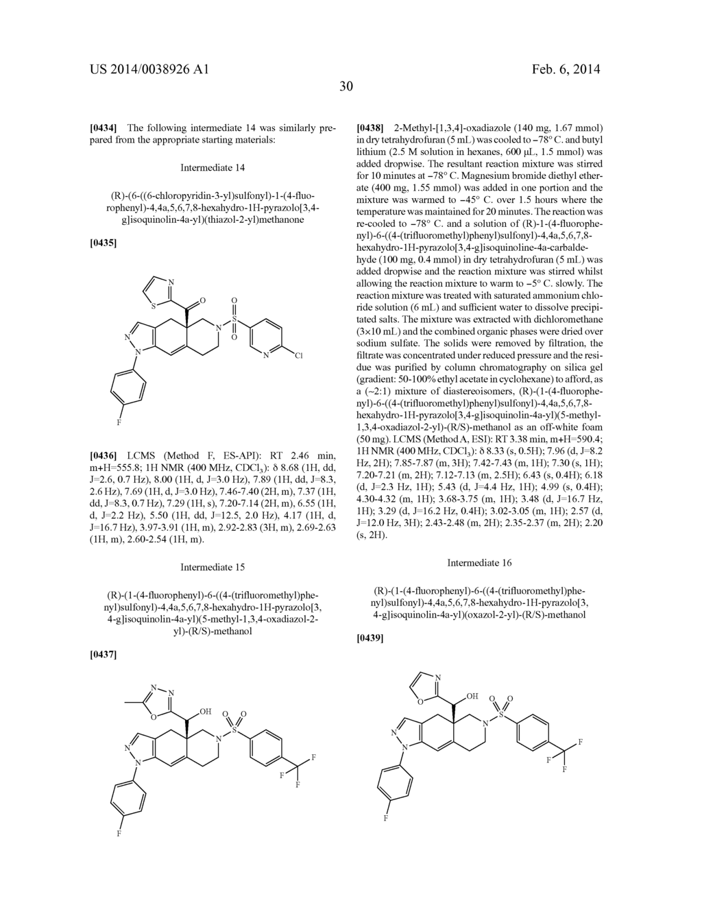 Heteroaryl-Ketone Fused Azadecalin Glucocorticoid Receptor Modulators - diagram, schematic, and image 33