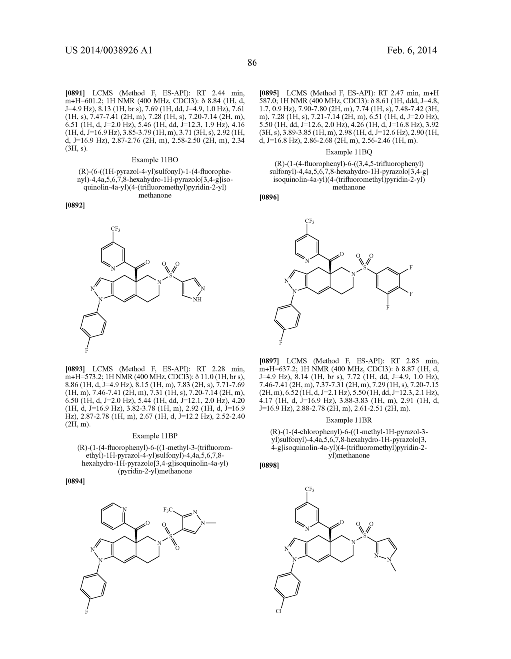 Heteroaryl-Ketone Fused Azadecalin Glucocorticoid Receptor Modulators - diagram, schematic, and image 89