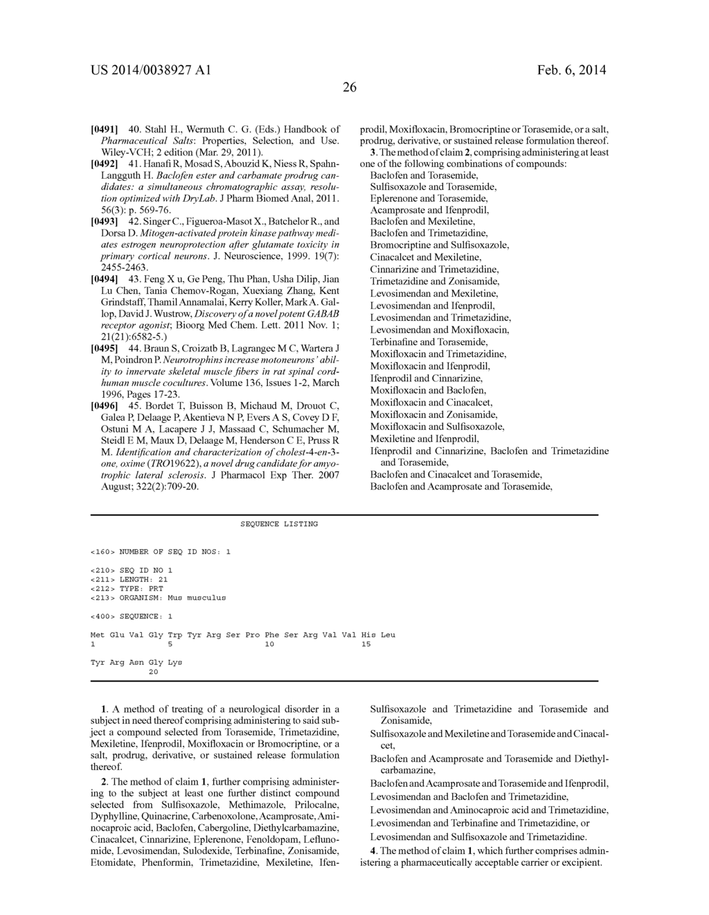 COMPOSITIONS FOR TREATING NEUROLOGICAL DISORDERS - diagram, schematic, and image 56