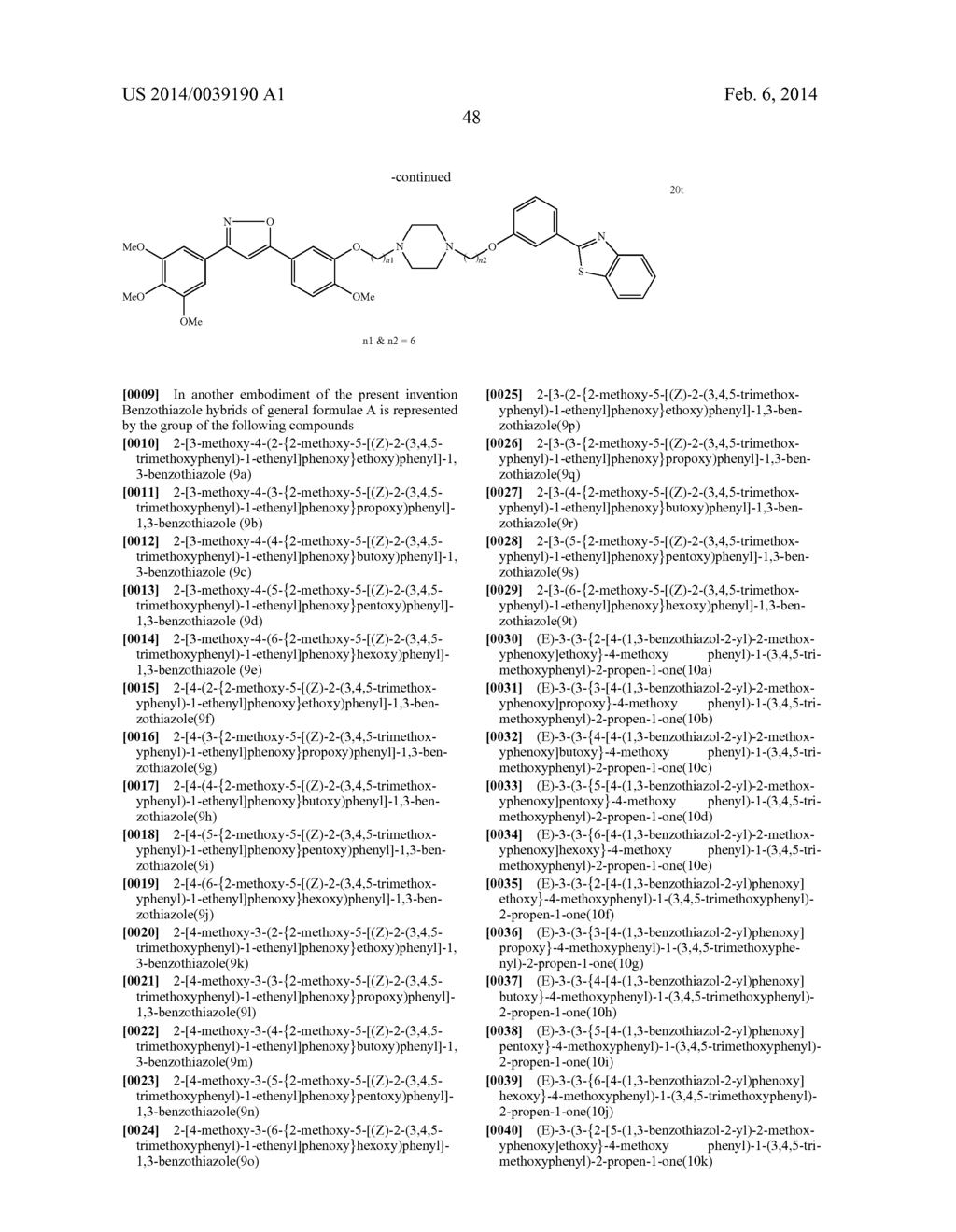 BENZOTHIAZOLE HYBRIDS USEFUL AS ANTICANCER AGENTS AND PROCESS FOR THE     PREPARATION THEREOF - diagram, schematic, and image 54