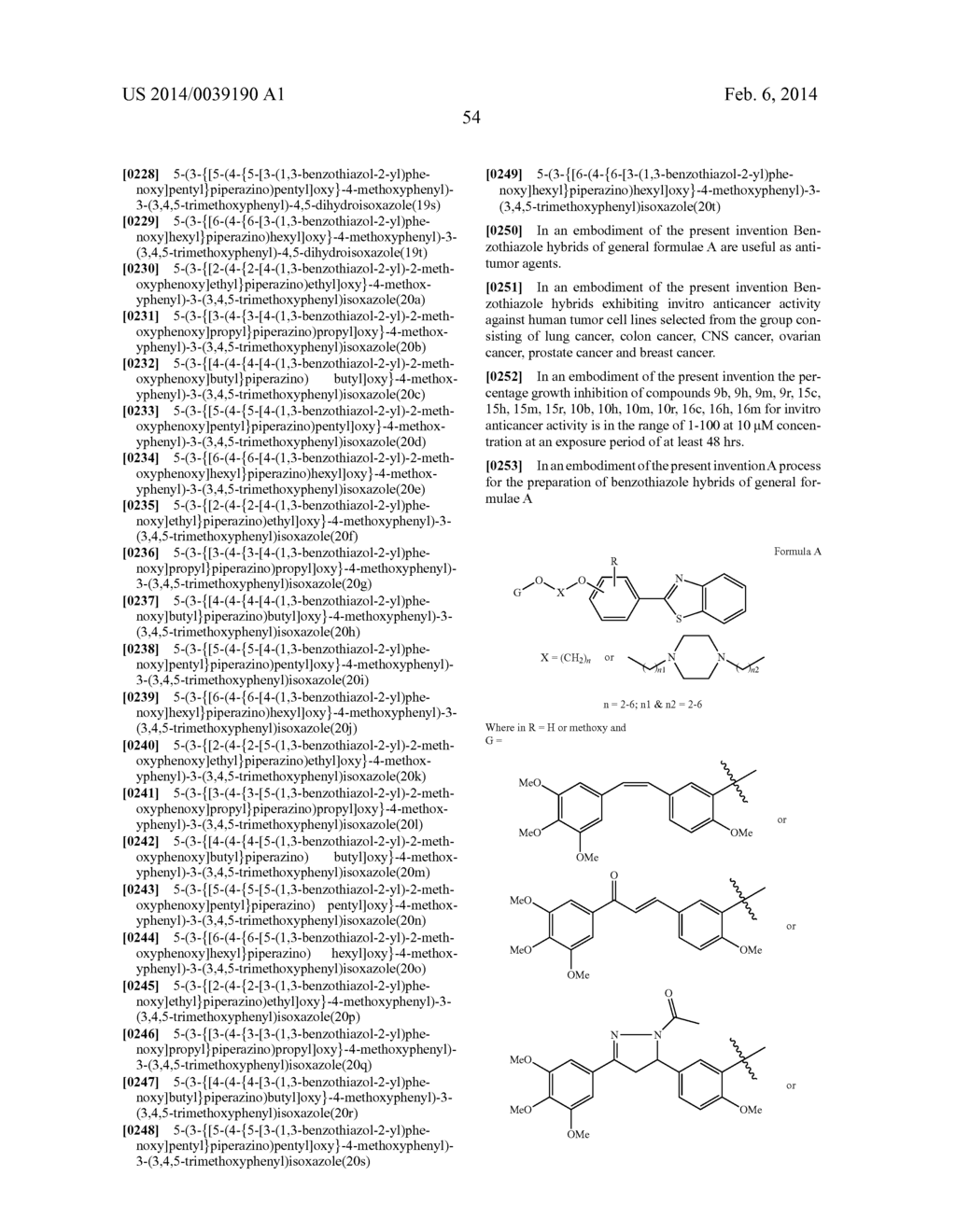 BENZOTHIAZOLE HYBRIDS USEFUL AS ANTICANCER AGENTS AND PROCESS FOR THE     PREPARATION THEREOF - diagram, schematic, and image 60