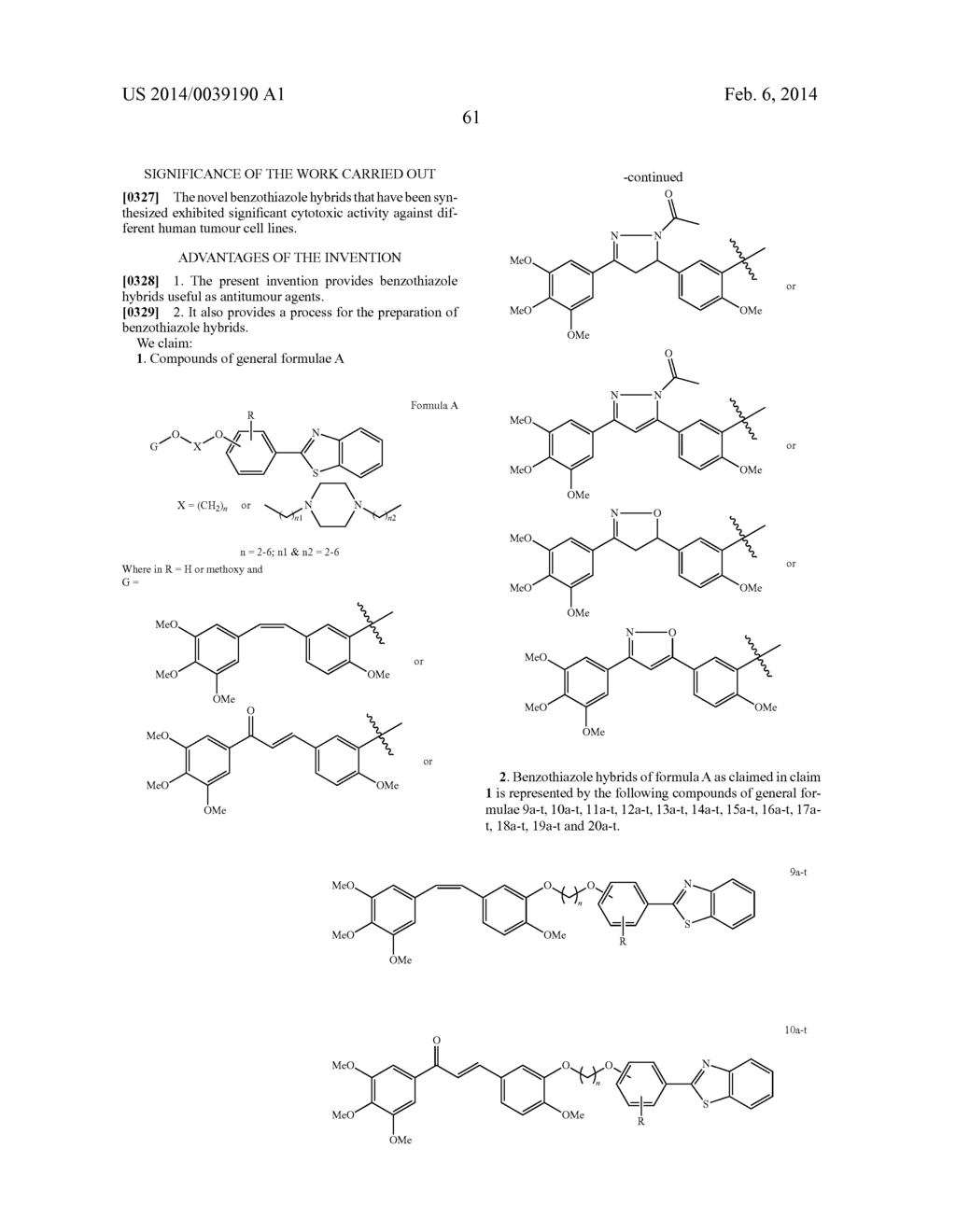 BENZOTHIAZOLE HYBRIDS USEFUL AS ANTICANCER AGENTS AND PROCESS FOR THE     PREPARATION THEREOF - diagram, schematic, and image 67