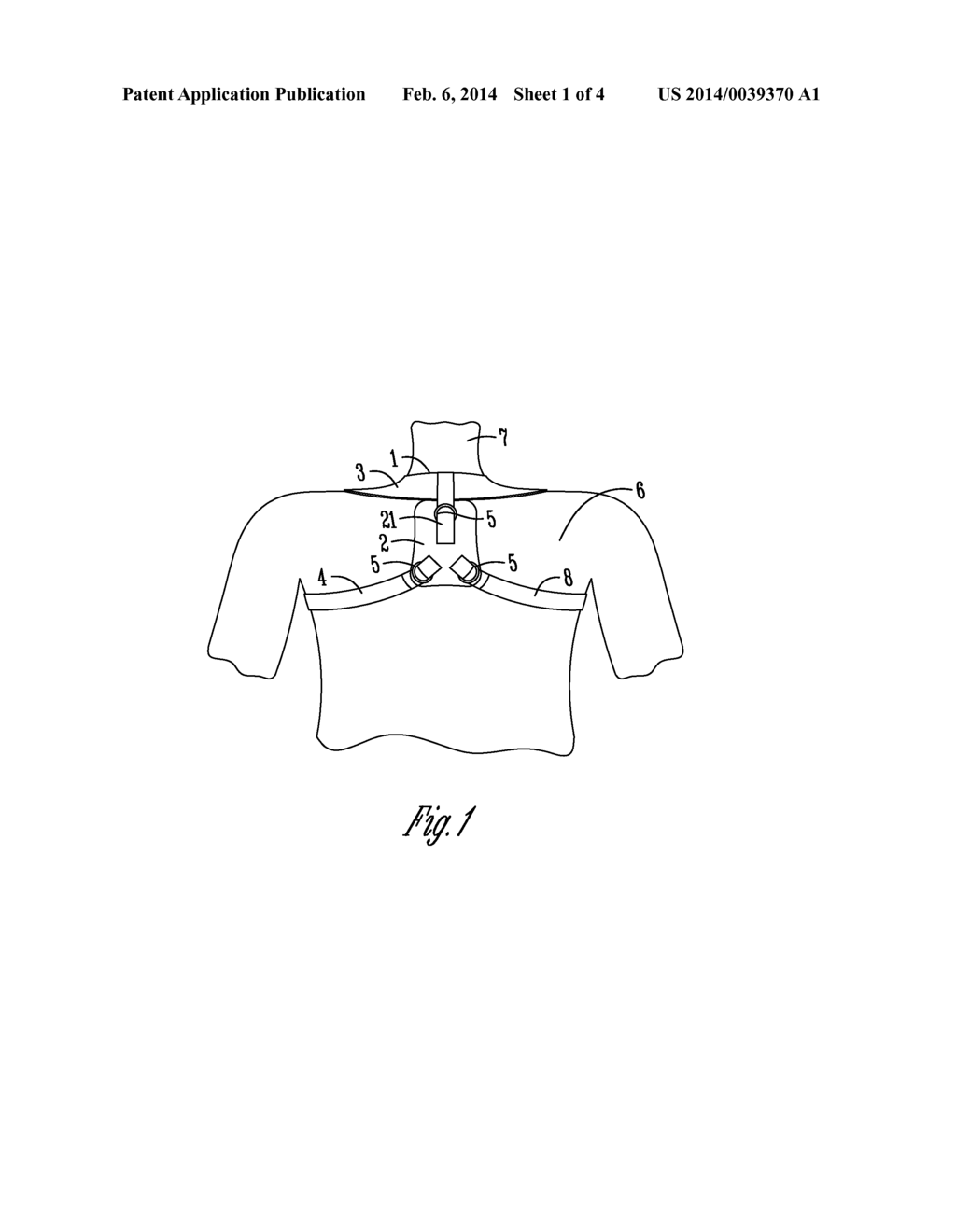 ORTHOPEDIC CLAVICLE BRACE - diagram, schematic, and image 02