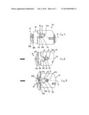 NEEDLE ASSEMBLY AND INJECTION DEVICE WITH FOLDABLE NEEDLE PROTECTING MEANS diagram and image