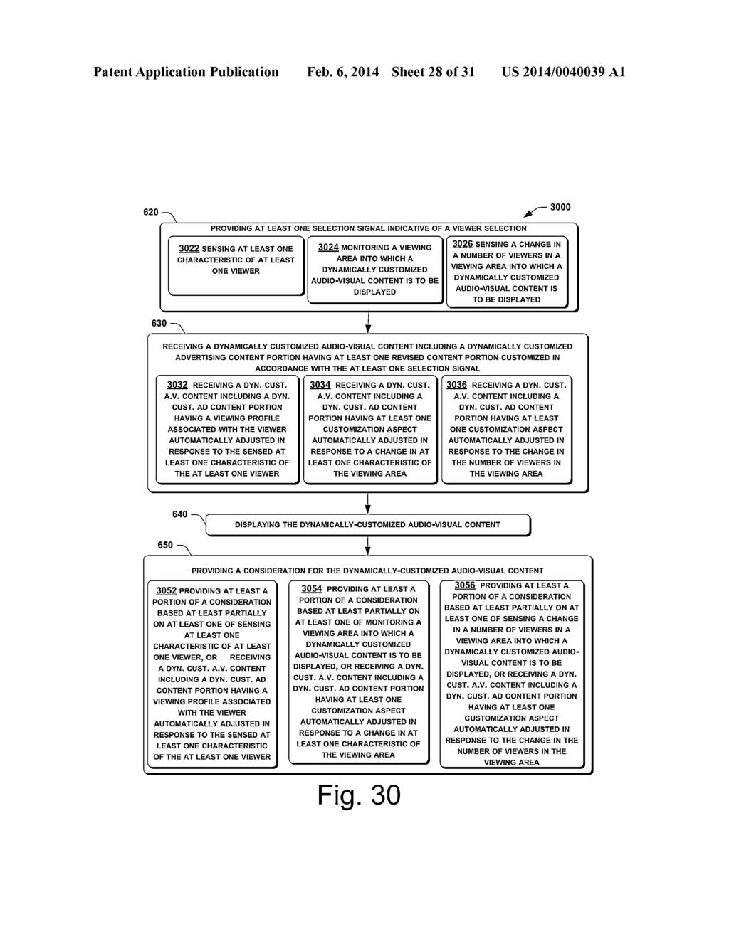 METHODS AND SYSTEMS FOR VIEWING DYNAMICALLY CUSTOMIZED ADVERTISING CONTENT - diagram, schematic, and image 29