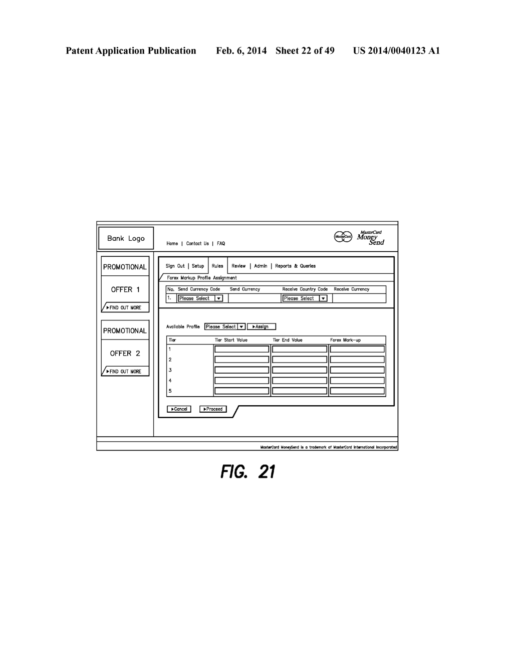 METHODS AND APPARATUS FOR FUNDS REMITTANCES TO NON-PAYMENT CARD ACCOUNTS     USING PAYMENT CARD SYSTEM - diagram, schematic, and image 23