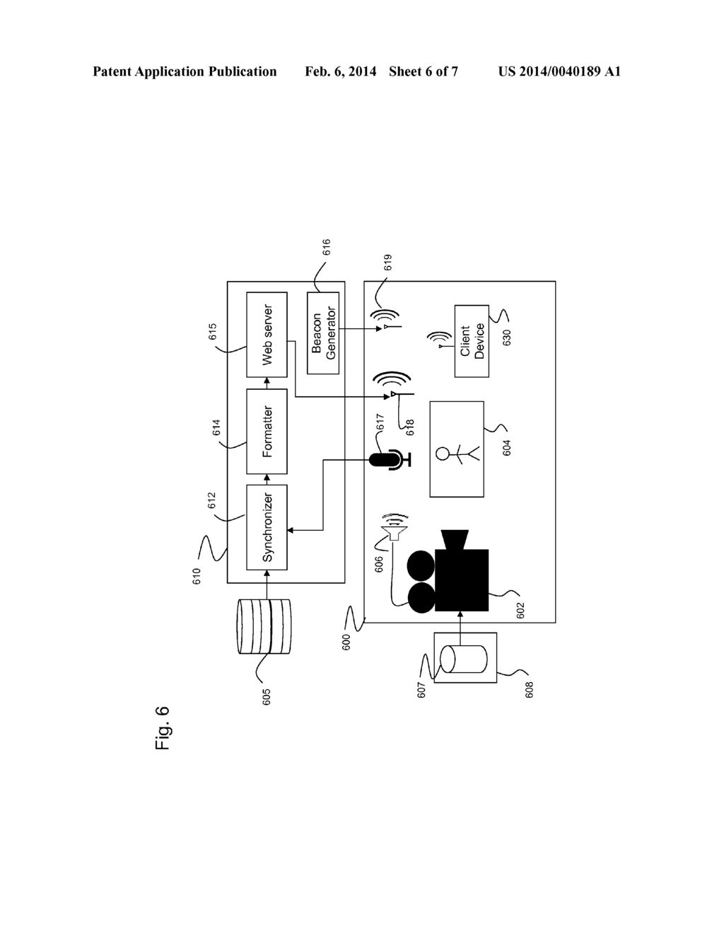 SYSTEM AND METHOD FOR ASSISTIVE CAPTION, VIDEO DESCRIPTION, AND AUDIO     DISTRIBUTION - diagram, schematic, and image 07