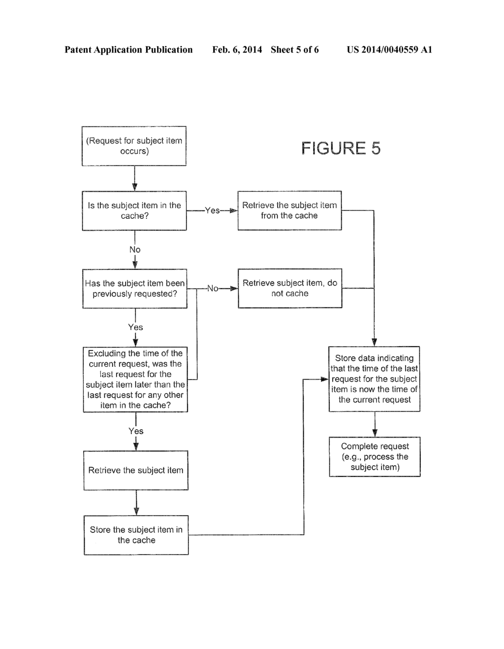 SYSTEM AND METHOD OF CACHING INFORMATION - diagram, schematic, and image 06