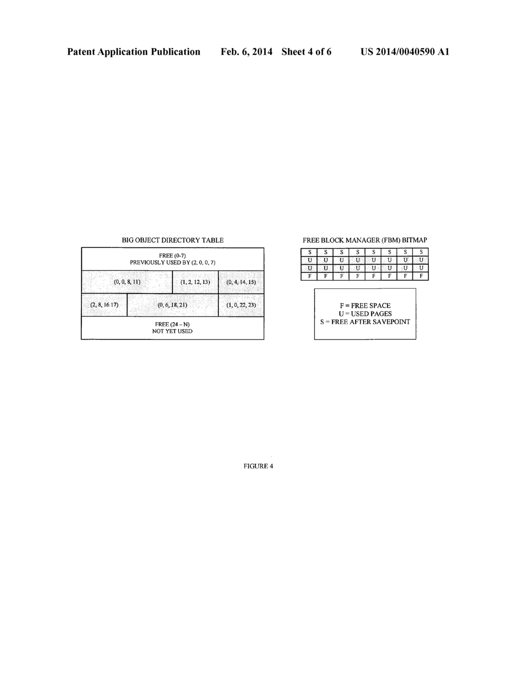 METHOD AND SYSTEM FOR MANAGING LARGE WRITE-ONCE TABLES IN SHADOW PAGE     DATABASES - diagram, schematic, and image 05