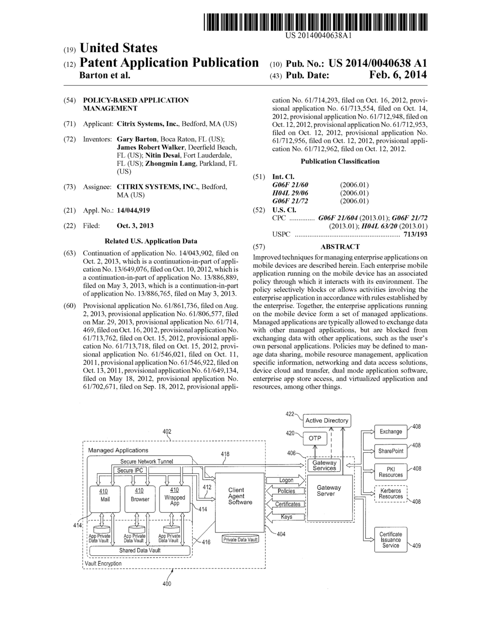 Policy-Based Application Management - diagram, schematic, and image 01