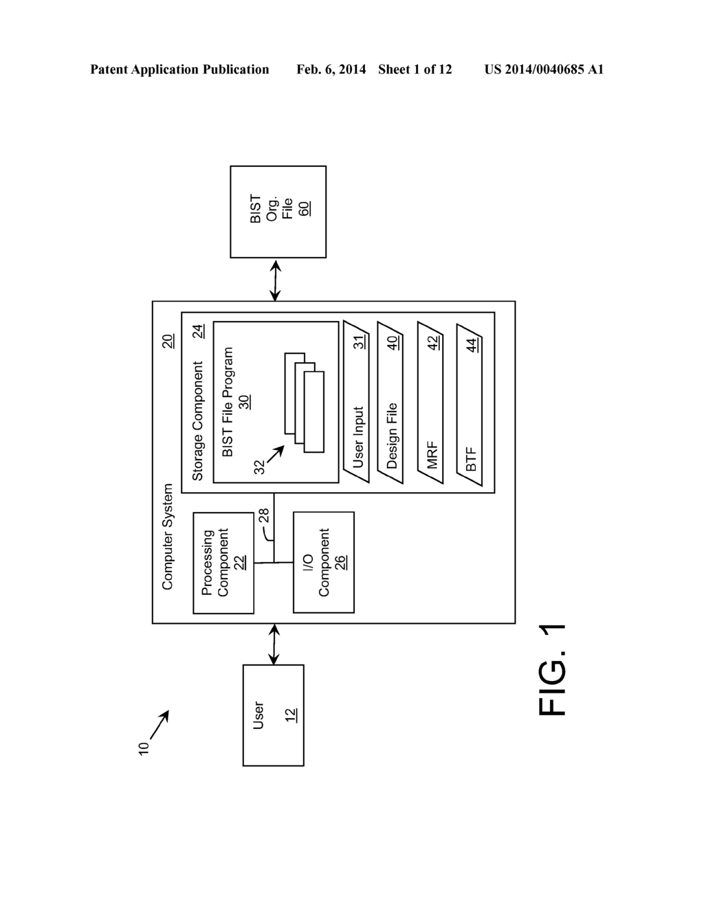 BUILT-IN-SELF-TEST (BIST) ORGANIZATIONAL FILE GENERATION - diagram, schematic, and image 02